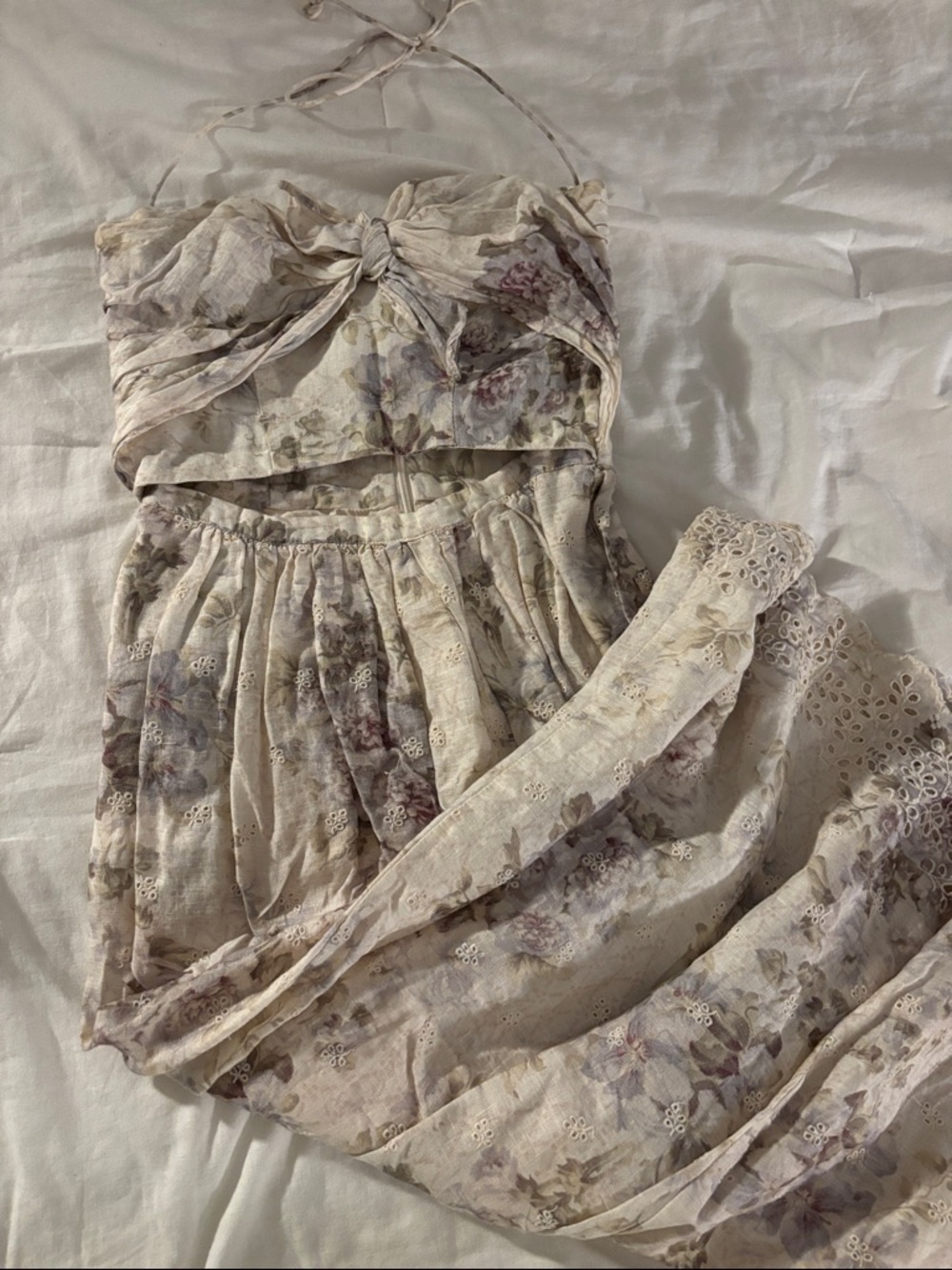Zimmerman Floral Cutout Dress